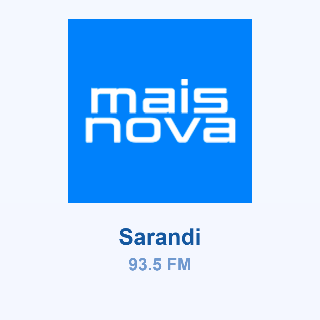 Logo da Maisnova Sarandi 93.5 FM