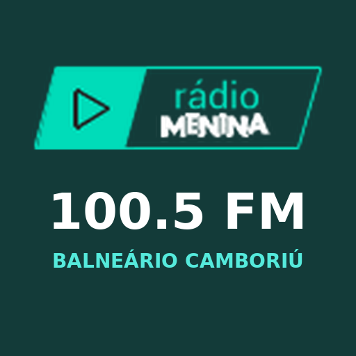 Logo da Rádio Menina FM Balneário Camboriú 100.5