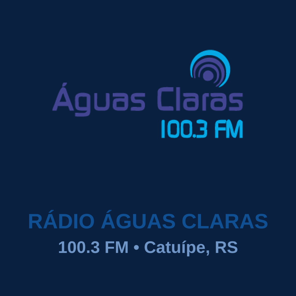 Logo da Rádio Águas Claras 100.3 FM