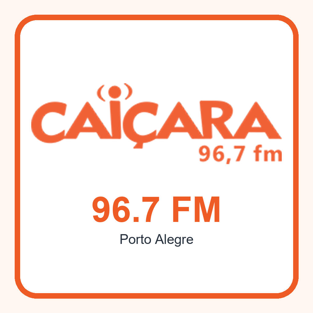 Logo da Rádio Caiçara 96.7 FM