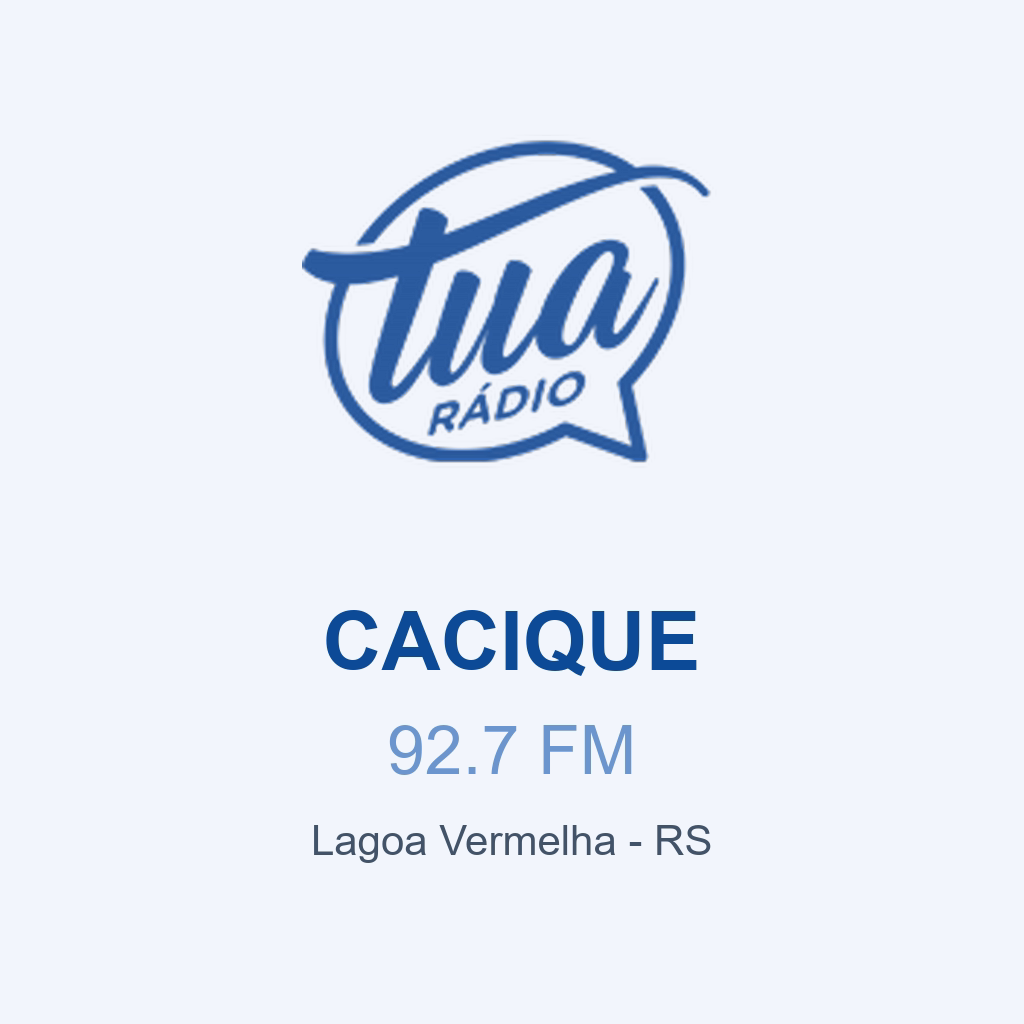 Logo da Tua Rádio Cacique 92.7 FM