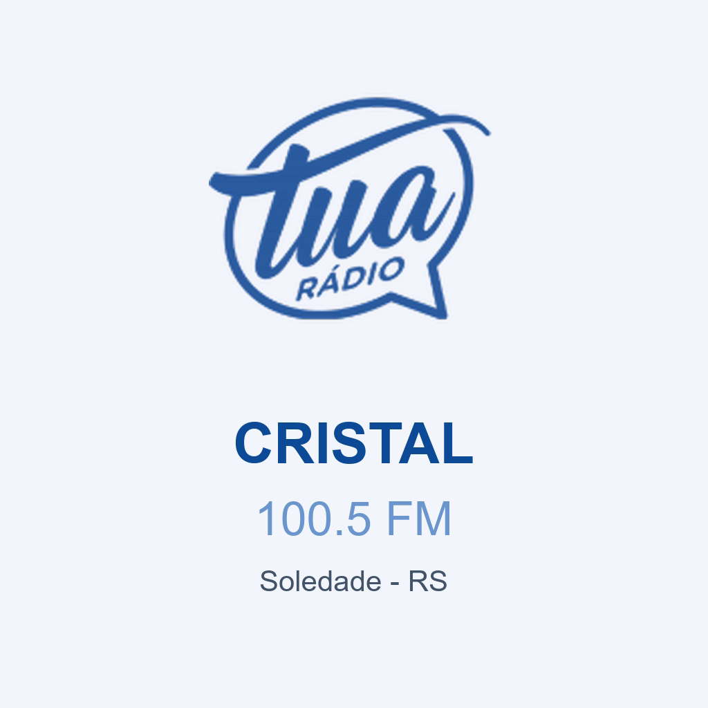 Logo da Tua Rádio Cristal 100.5 FM